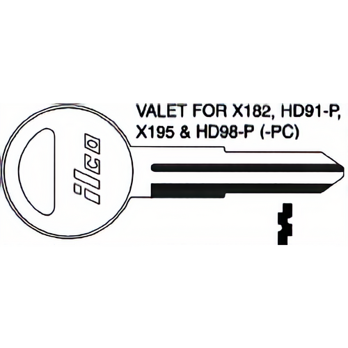 Dormakaba X191 Key Blank