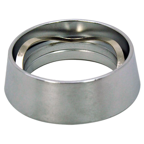 GMS COL6L-26D Cylinder Guard Taper Collar with Spring Washer, 1-5/16in, Satin Chrome