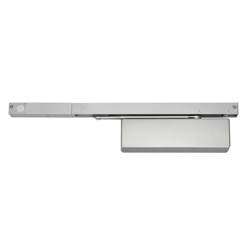 Norton P7705PTS689 Power Track Closer Holder, Stop Side, 24V, Aluminum Powder Coat