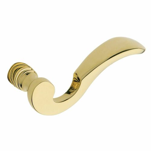 Baldwin 5152031RMR Single Right Hand 5152 Lever Less Rose Unlacquered Brass Finish
